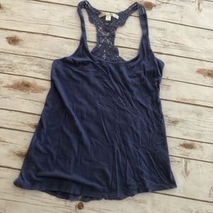 LC Lauren Conrad Macrame Tank Top. XS